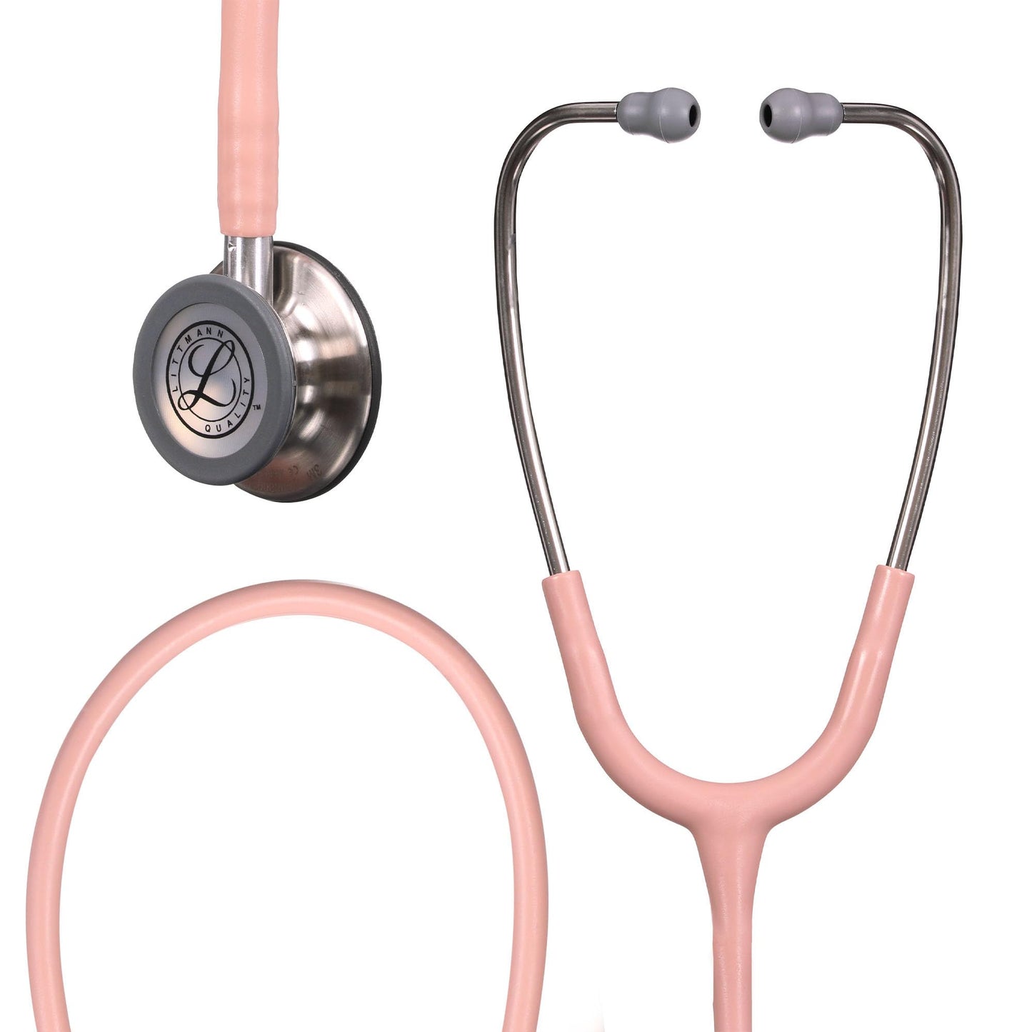 3M Littmann Classic III Monitoring Stethoscope, Stainless Steel Chest Piece, Champagne Pink Tube, 5910C