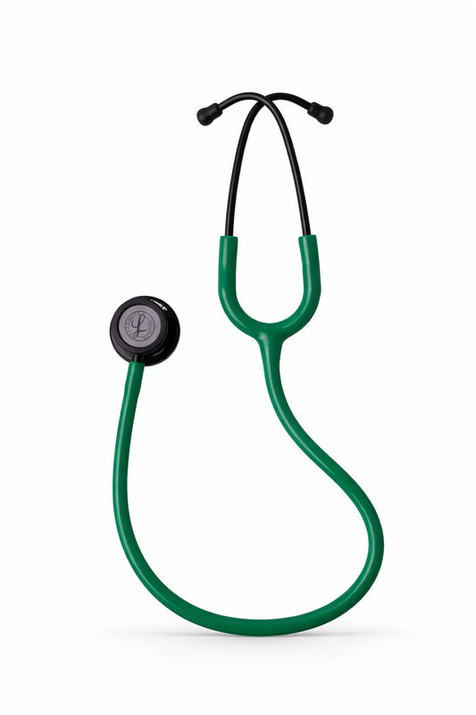 3M Littmann Classic III Monitoring Stethoscope, Stainless Steel Chestpiece, 27" Green & Black Tube